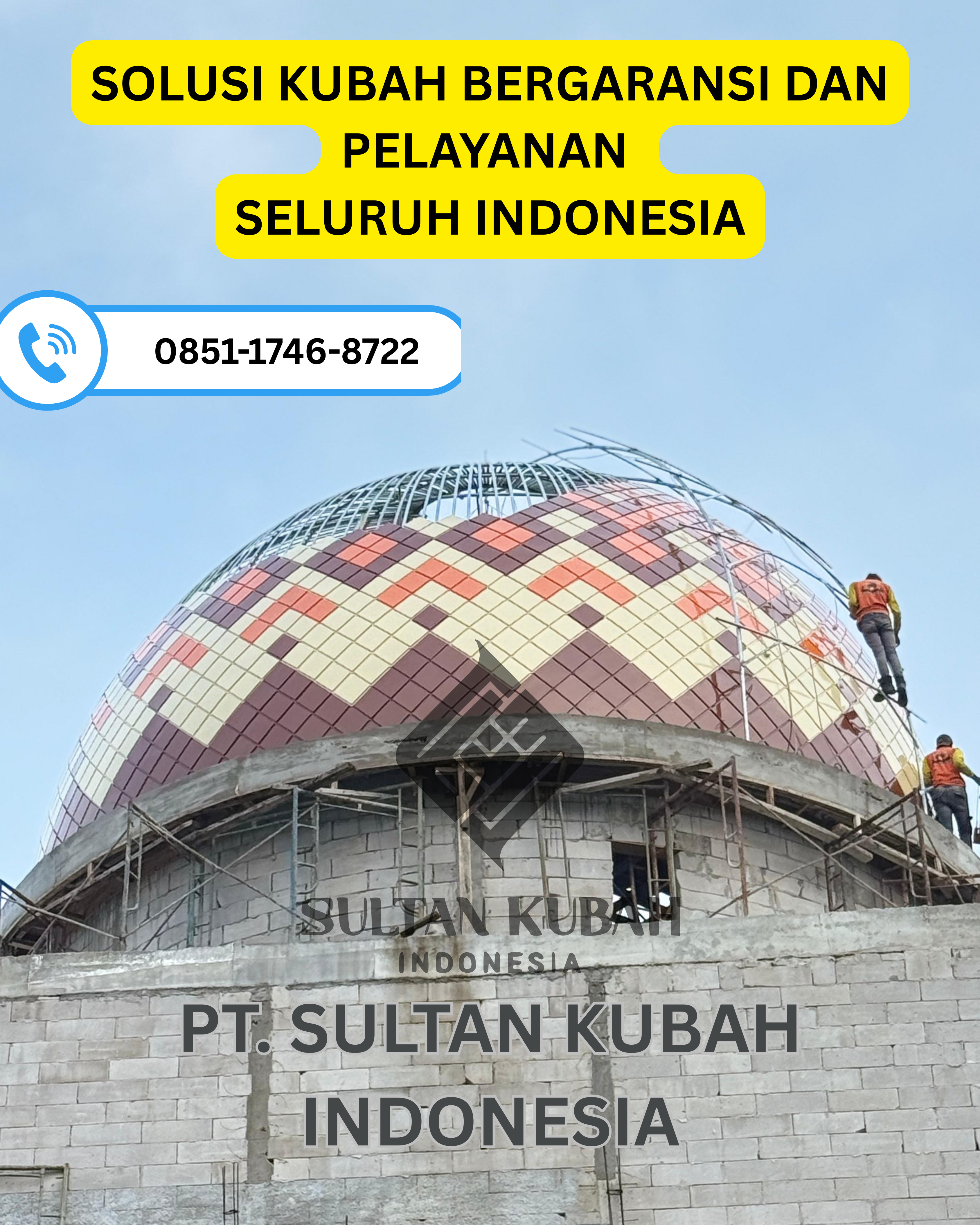 JUAL KUBAH MASJID BERKUALITAS DI KEC. GALESONG, KAB. TAKALAR (WA: 0851-1746-8722)