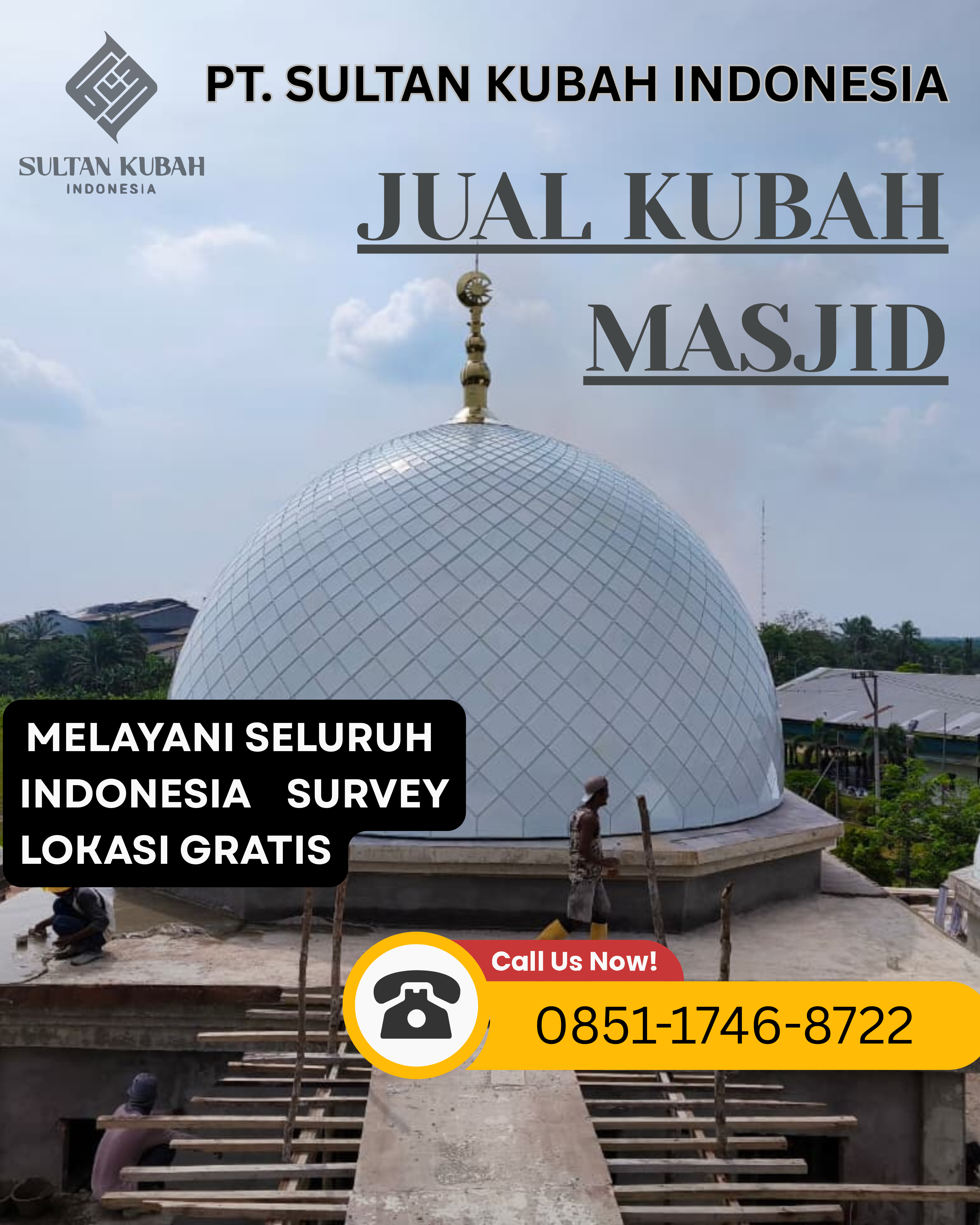 JUAL KUBAH MASJID BERKUALITAS DI KEC. BALIKPAPAN TIMUR, KOTA BALIKPAPAN (WA: 0851-1746-8722)