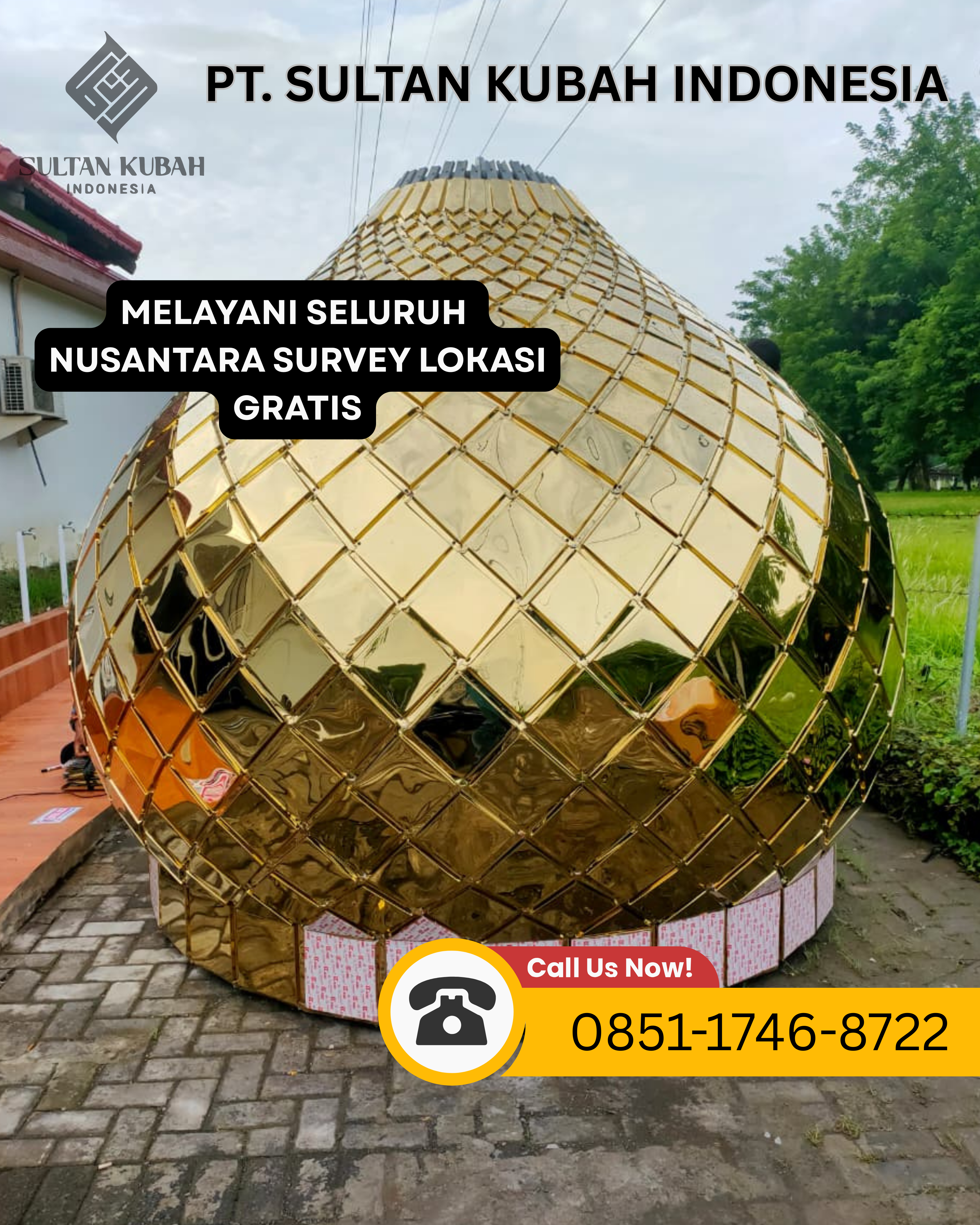 PENJUAL KUBAH MASJID BERKUALITAS DI KEC. BANYUMANIK, KOTA SEMARANG (WA: 0851-1746-8722)