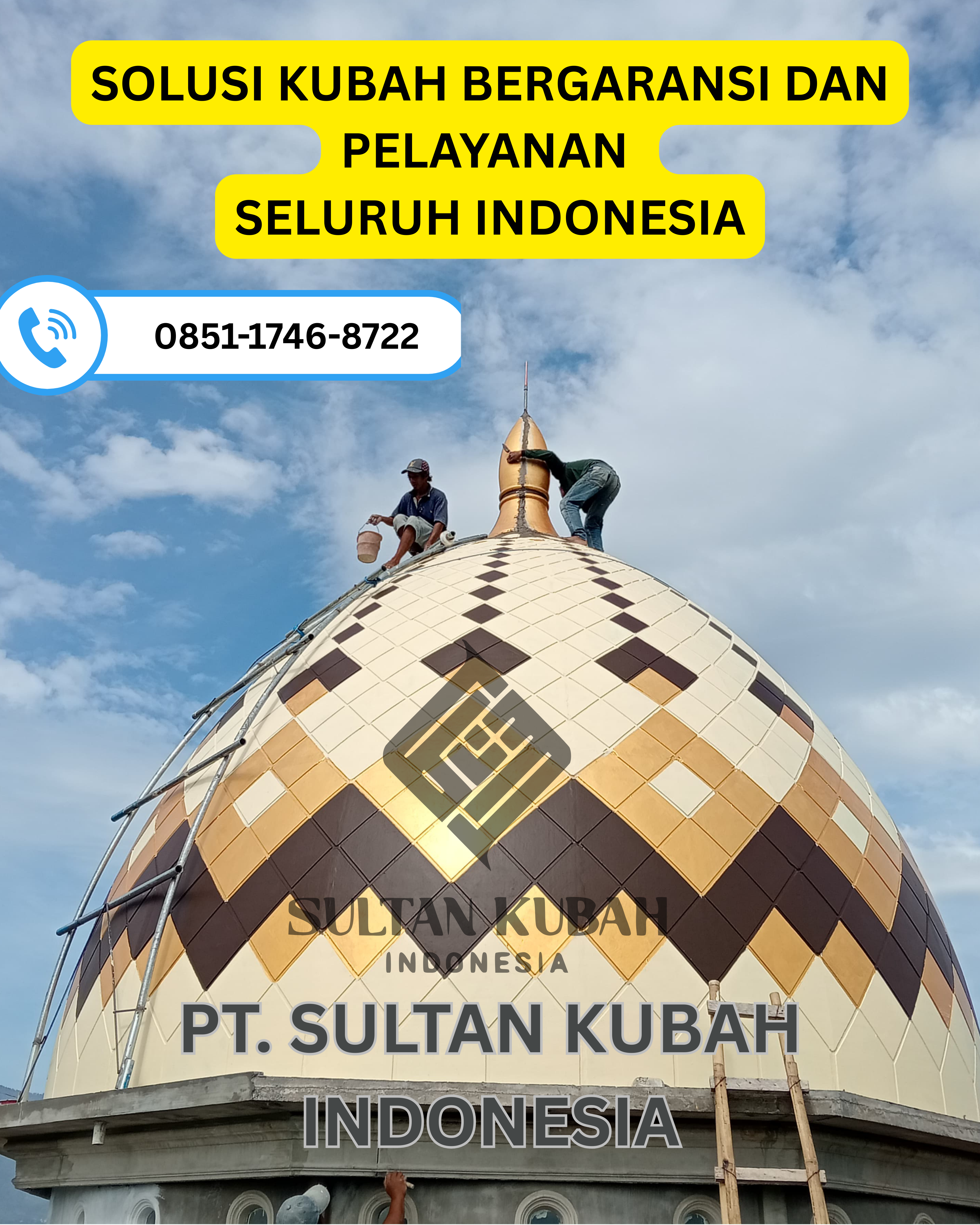 SPESIALIS KUBAH MASJID BERKUALITAS DI KEC. PARUNG, KAB. BOGOR (WA: 0851-1746-8722)