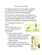 lesson mass and weight