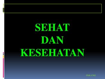 PSIKOLOGI KESEHATAN INTRODUKSI
