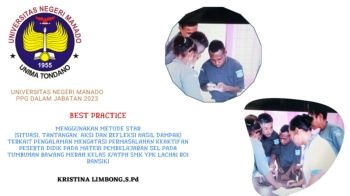 Laporan Best Practice Kristina Limbong PPG DALJAB UNIMA 2023