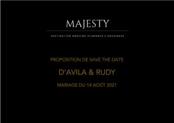 Proposition de SAVE THE DATE