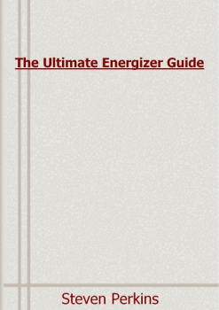 The Ultimate Energizer Guide PDF E-Book Download Steven Perkins 