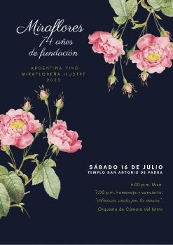 Programa de Aniversario de Miraflores