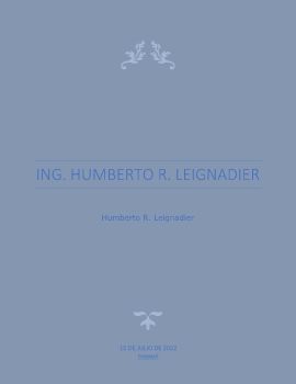 Ing. Humberto Leignadier por Humberto Leignadier