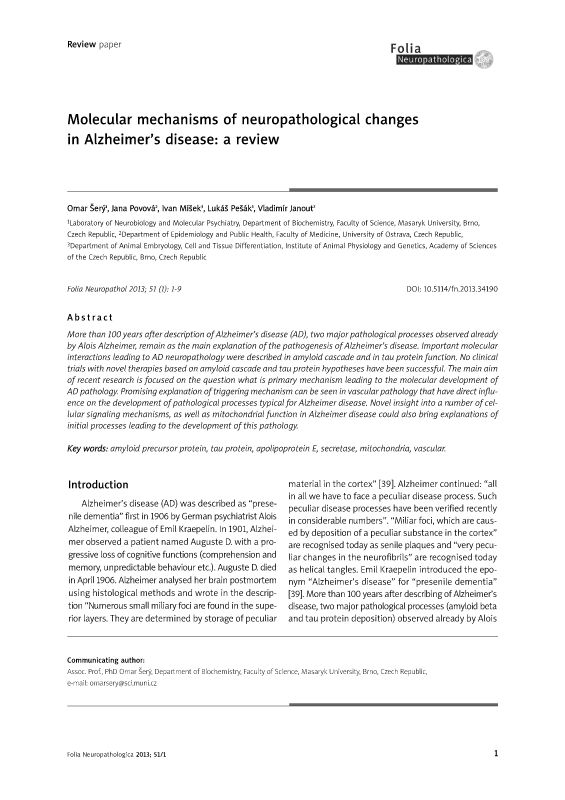 Alzheimer's disease
