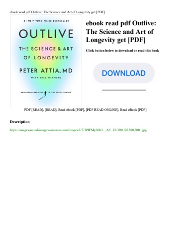 ebook read pdf outlive the science and art of longevity get [pdf]