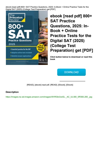 ebook [read pdf] 800+ sat practice questions  2025 in-book + online practice tests for the digital s