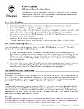 Cover Letter Guidebook