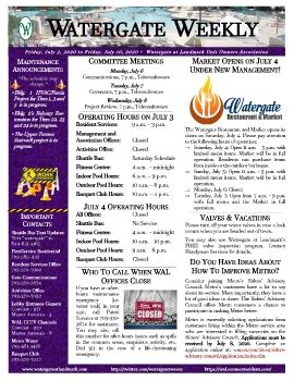 Weekly EVENTS FLYER 07  03 to 07 10