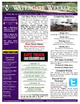 Weekly EVENTS FLYER 05 29 to 06 05