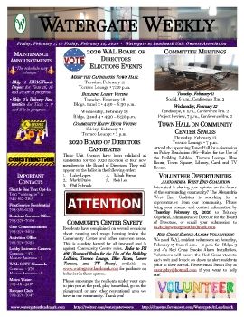 Weekly Events Flyer 02 07 to 02 14