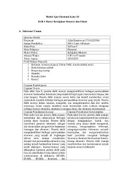 Modul Ajar Ekonomi Kelas XI