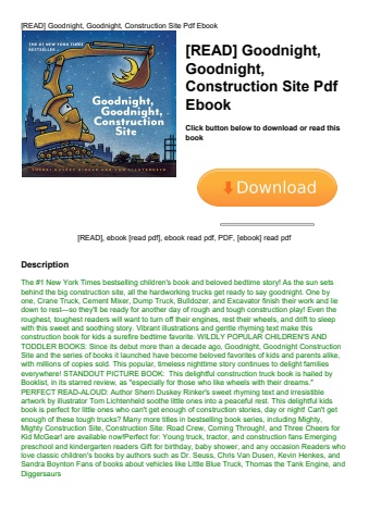 [read] goodnight  goodnight  construction site pdf ebook