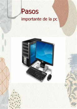 partes importantes del pc 4ro inform