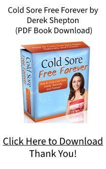 Cold Sore Free Forever BOOK Derek Shepton PDF FREE Download