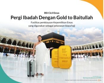 BSI Cicil Emas Gold to Baitullah