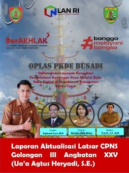 Laporan aktualisasi Latsar CPNS 2023 (Agtus)