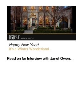 BGD&C Winter Insights December 2021 - Janet Interview