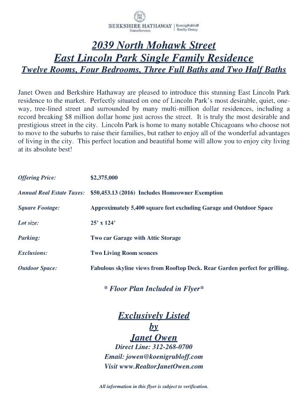 Flyer 2039 N Mohawk
