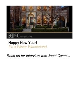 BGD&C Winter Insights December 2021 - Janet Interview