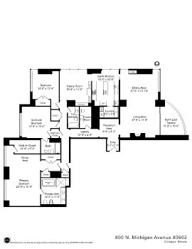 Floor Plan for 800 N Michigan 3602