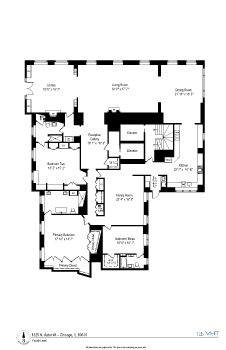 Floor Plan--1325 N Astor 4