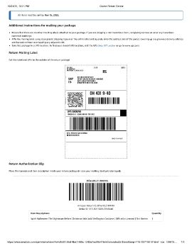 Online Return Center