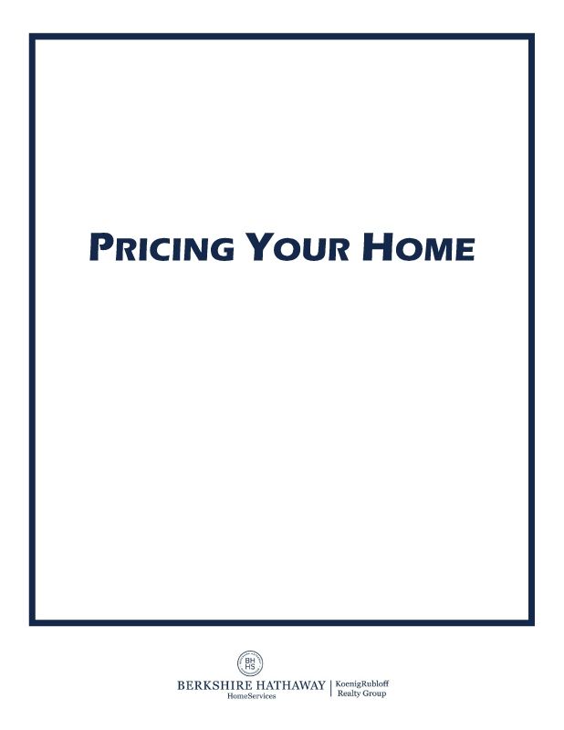 Pricing Your Home