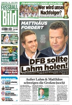 BilD Fussball-Zeitung (+14.07.2018)