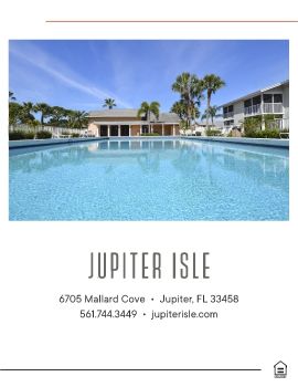 Jupiter Isle Brochure