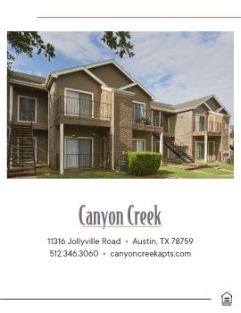 Canyon Creek Brochure