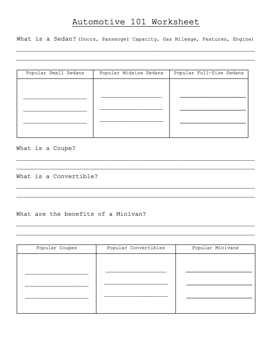 Microsoft Word - Automotive 101 Worksheet.docx