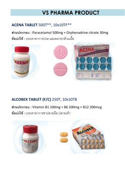 vs pharma product