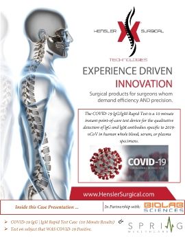 Hensler Surgical - COVID Case Presentation on Positive Subject - EdT 5_2020