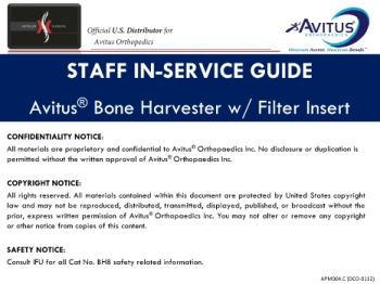 Hensler-Avitus Staff In-Service Guide