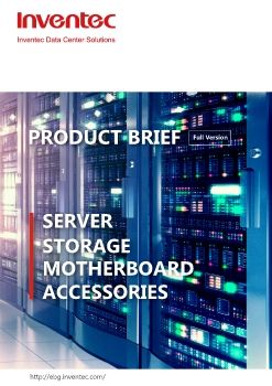 2021 Inventec Data Center Solutions - Product Brief