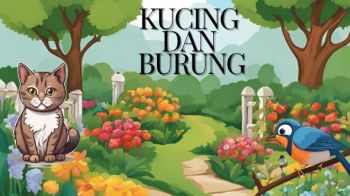 Di sebuah taman yang indah, hiduplah seekor kucing bernama Momo dan seekor burung bernama Pipi. Momo adalah kucing yang ceria dengan bulu putih lembut, sementara Pipi adalah burung kecil berwarna biru dengan suara yang merdu. Setiap pagi... - Presentation