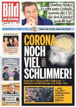 BilD am Sonntag vom (⭐02. August 2020)