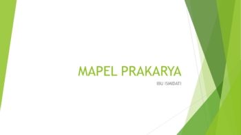 MAPEL PRAKARYA