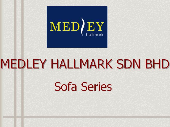 Medley Hallmark Sofa Catalogue