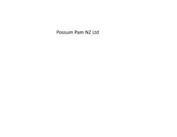 Possum Pam Catalogue Oct 18