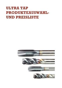 Produkteauswahl- und Preisliste Ultra tap