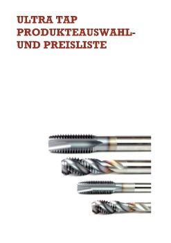 Produkte & Preisliste Ultra tap