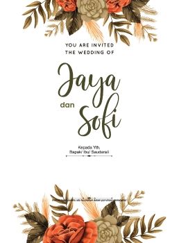 Wedding Invitation Jaya&Sofi