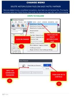 Change Menu on Sage Pastel Partner