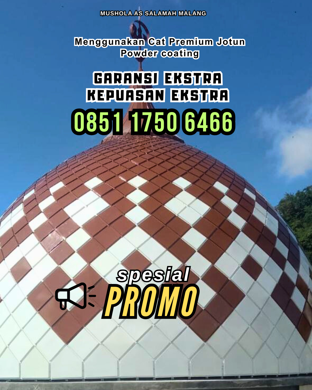 Kubah Masjid Kokoh melayani daerah Sail, WA: 0851 1750 6466