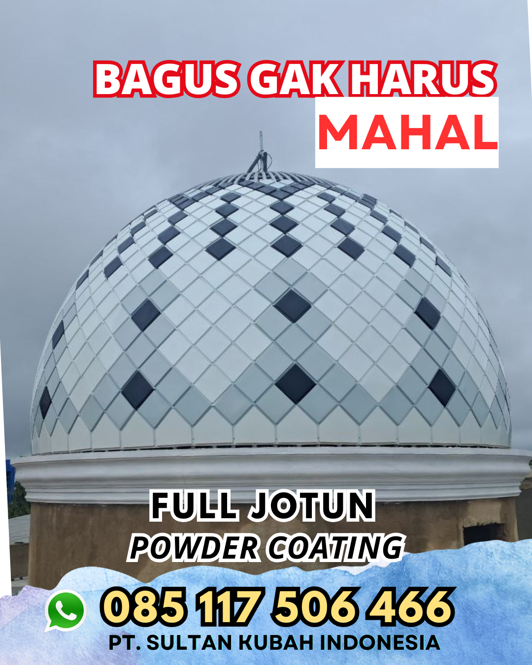 Kubah Masjid Modern – Pallangga, Kab. Gowa